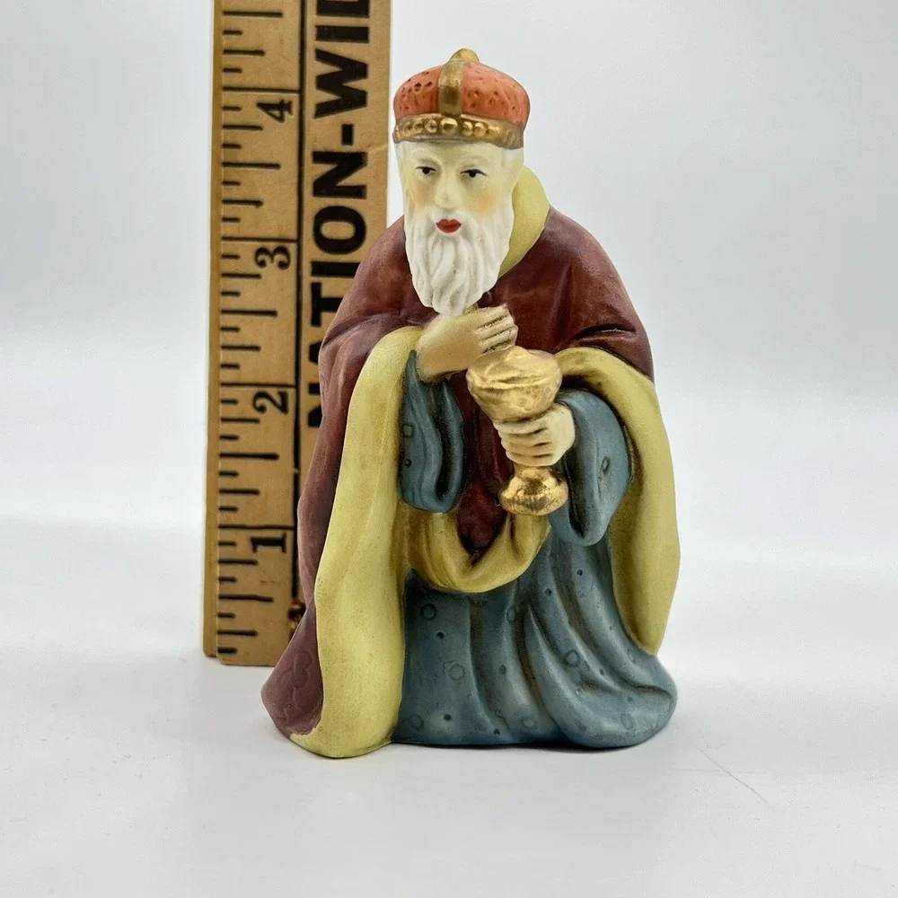O'well Nativity Heritage Kneeling Wiseman Christmas Replacement 4.25